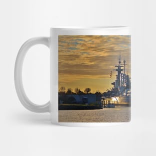 Sun Reflection On The Battleship Mug